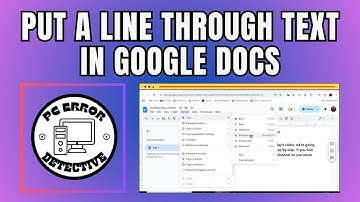 How to Put a Line Through Text in Google Docs - Quick Tutorial (2025)