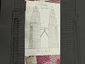 Petronas twin towers drawing by me #art #twintowers #viral #vibes #trending #shorts #youtube #yt