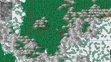 Basic AI (melee, ranged) and color-coded enchantments