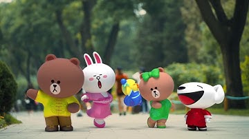 JD’s Joy Mascot stars in micro movie with the LINE FRIENDS characters