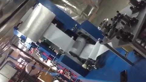 napkin paper machine with 4 sets color printing unit (Huaqing machinery)