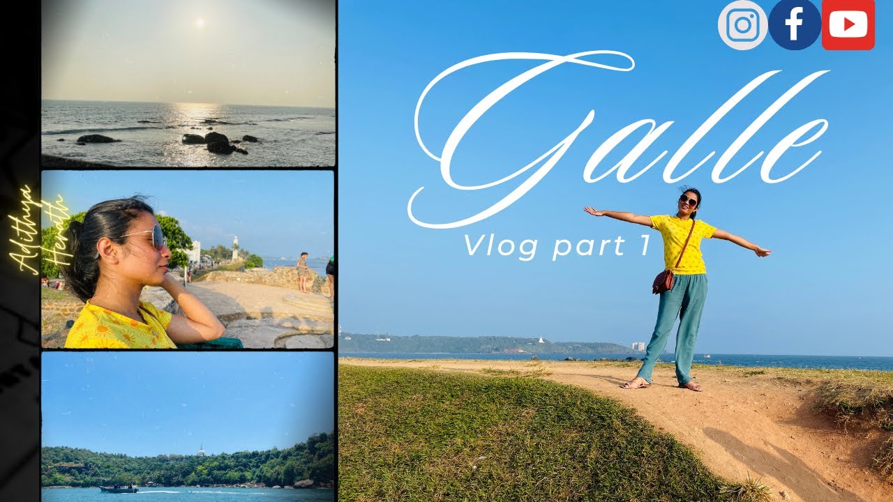 Galle travel🏝️| කෝච්චියෙන් ගිහින් තියනවද 😍|Ever been to galle by train?🚆 | Galle SriLanka