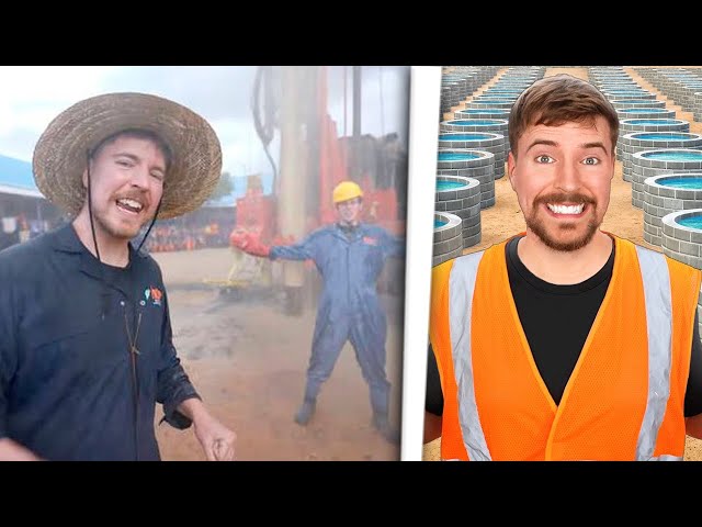 MrBeast: la fortuna que destinó para construir pozos de agua en África