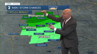 Monitoring the chance for severe storms tonight
