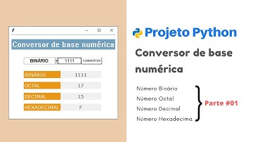 Calculadora de conversão de base numérica usando Python | Projeto Python - Parte #01