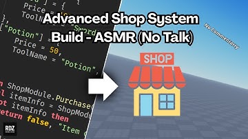 ASMR Roblox Studio | Advanced Shop System (Relaxing Typing & Coding)