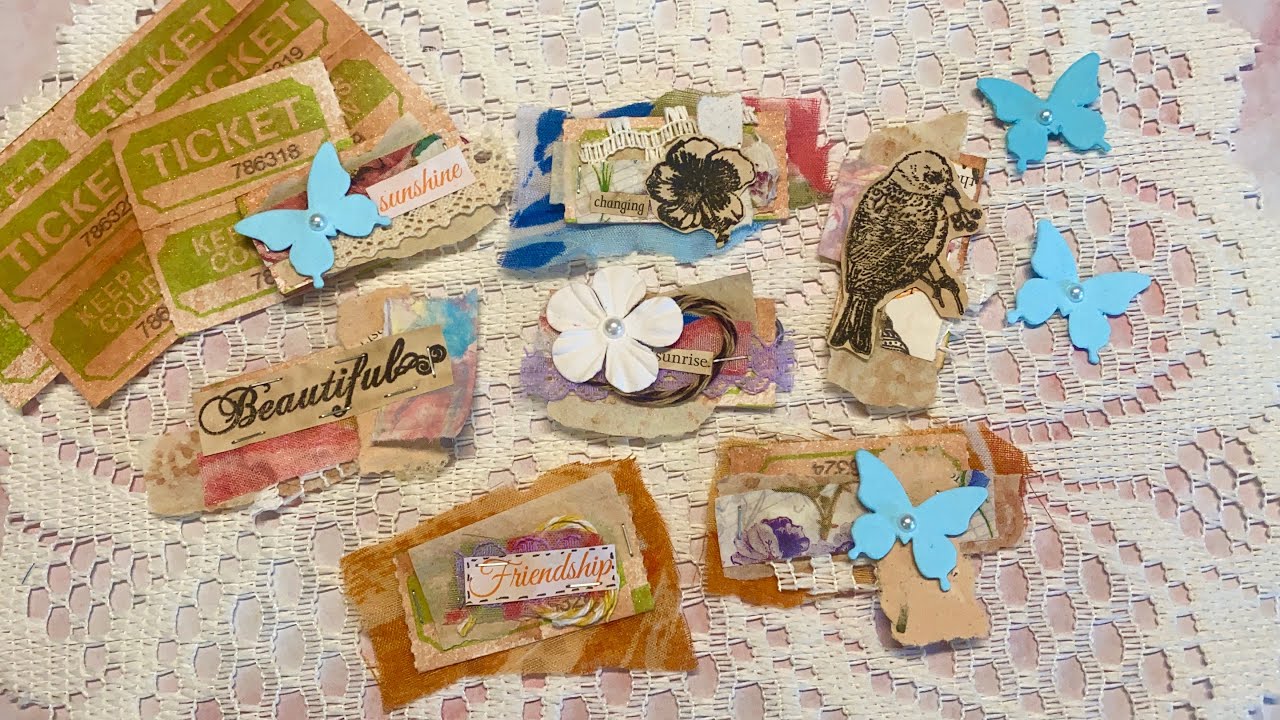 Украшения из многослойных билетов и декорированные скрепки / челлендж из хлама в виде долларовых ...