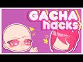 10 Unpopular Gacha Club Hacks #4✨ II Custom earing, Flower dark lord crown, cupcake hair, punk setII