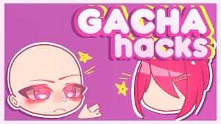 10 Unpopular Gacha Club Hacks #4✨ II Custom earing, Flower dark lord crown, cupcake hair, punk setII