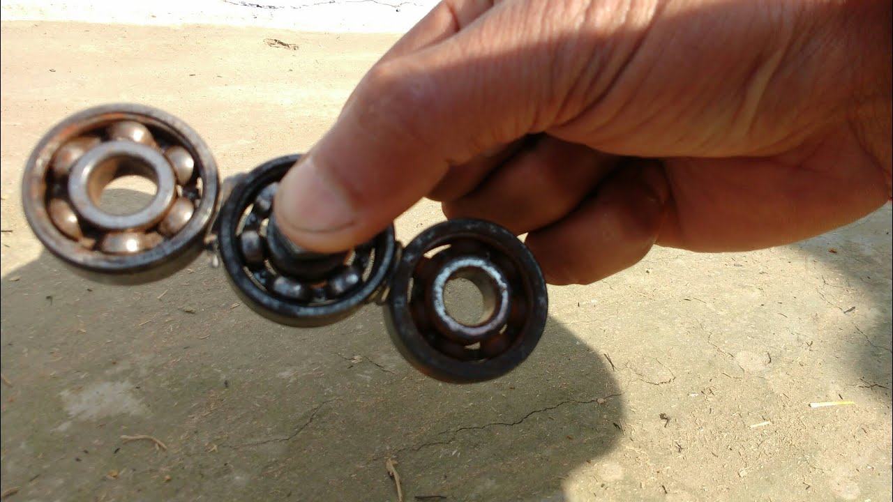 How to make Fidget Spinner using with baal bearing. DIY. - YouTube