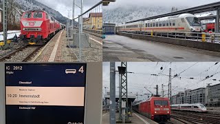Mitfahrt im IC 2012 Allgäu von Oberstdorf nach Stuttgart