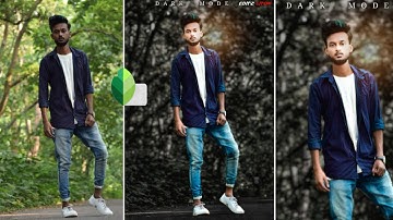 Snapseed Atharv Raut Inspired dark black tone photo editing - snapseed stylish Photo Editing