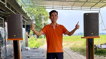 Loa mắc tiền nghe sướng quá các bác ạ!...1 Cặp loa LDH - TR10, Driver RCF bé xíu mà hay quá...