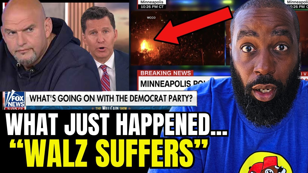 Fetterman drops BRUTAL WARNING on Democrats as rioters burn Minneapolis