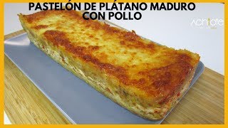 RIPE PLANTAIN PASTELON RECIPE (English Subtitles). Amazing taste.