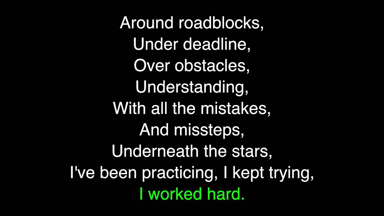 Watch I Worked Hard - Growth Mindset Song on YouTube Watch I Worked Hard - Growth Mindset Song on YouTube