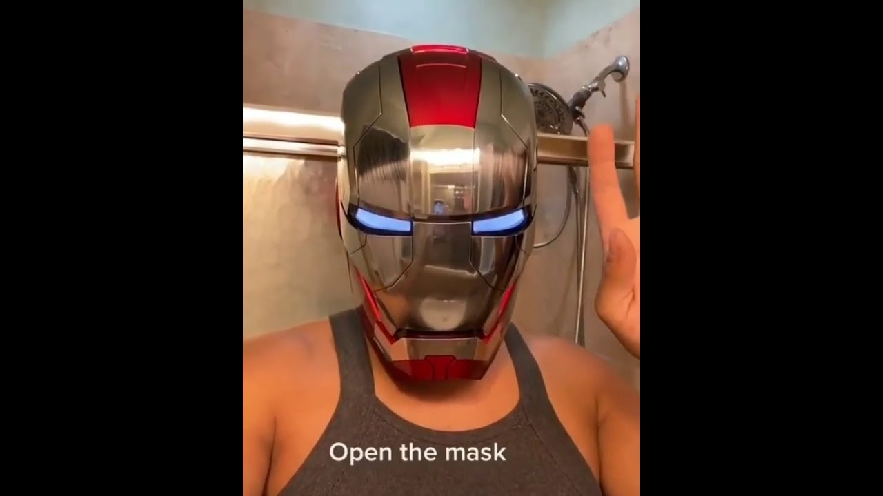 Real Life Iron Man Iron Man Mask Helmet Youtube