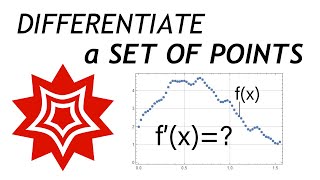 DERIVATIVE of a SET OF POINTS (Wolfram Language / Mathematica) Wealth