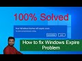 your windows license will expire soon windows 10 100% Solved Problem