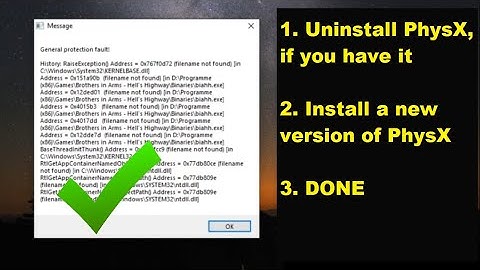 How to Fix "General Protection Fault" in Games