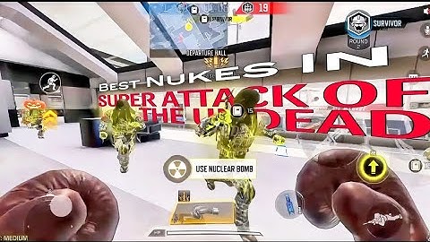 BEST NUKES IN SUPER ATTACK OF THE UNDEAD GAMEPLAY | COD MOBILE Attack of The Undead Tricks & Tips