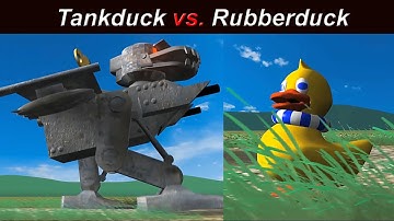 Tank Duck vs. Rubber Duck
