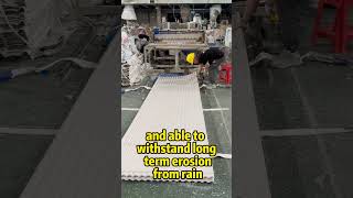 PVC anti-corrosion roofing sheets specifically designed for chemical plant buildings;