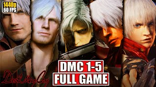 Famous Devil May Cry Saga (DMC 1 2 3 4 5) Full Gameplay Walkthrough [PC Longplay Playthrough] No Commentary Wealth