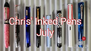 Chris Inked Pens - July