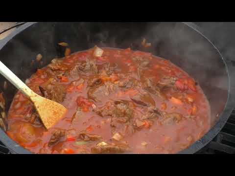 Leckeres GULASCH mit viel FLEISCH und EXTRA viel ZWIEBELN: Einer meiner liebsten EINTÖPFE. Das könnt. 