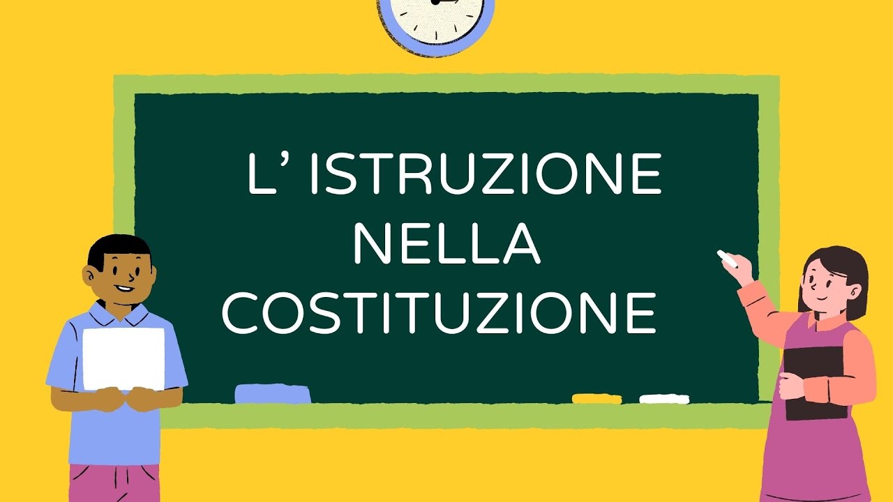 Quale Articolo Della Costituzione Sancisce Il Diritto Allo Studio L’ ISTRUZIONE NELLA COSTITUZIONE - YouTube