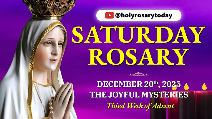 SATURDAY HOLY ROSARY 💜 DECEMBER 20, 2025 💜 JOYFUL MYSTERIES OF THE ROSARY [VIRTUAL] #holyrosarytoday