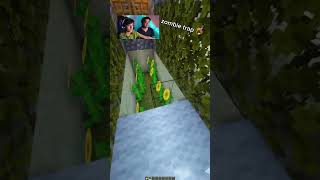 Minecraft Zombie TRAP $1080 #minecraft #shorts