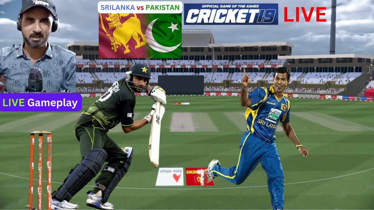 PAKISTAN vs SRI LANKA Live Match Cricket 19 Gameplay Pc | Cricket 19 Hindi commentary