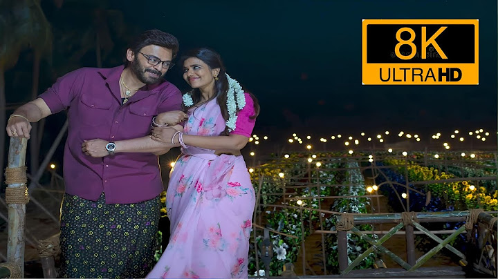 8k songs 60fps Godari gattu meeda (Telugu) full resolution 4k Sankranti ki Vastunnam  #IFI #trending
