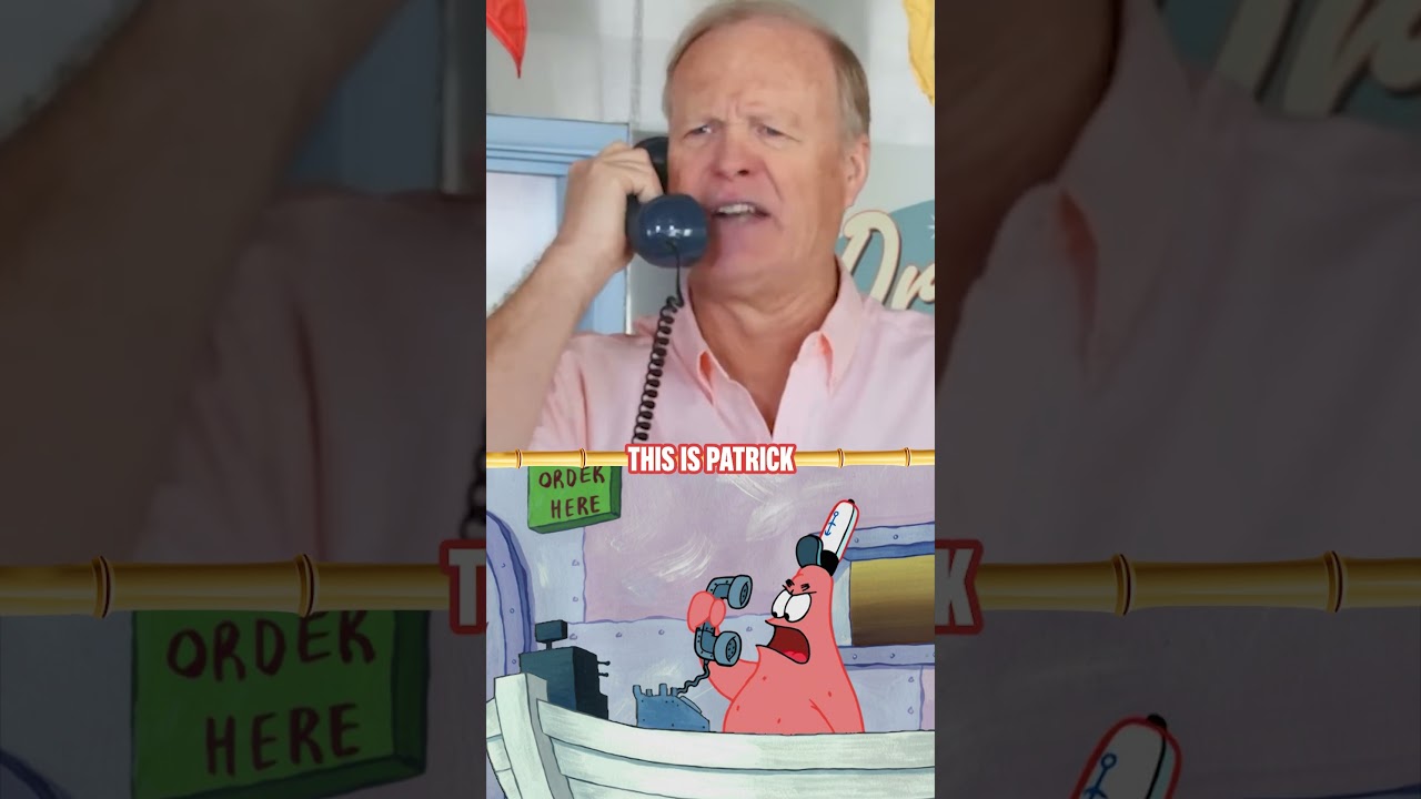 "No, this is Patrick" IRL Splitscreen w/ Bill Fagerbakke! | spongebob 