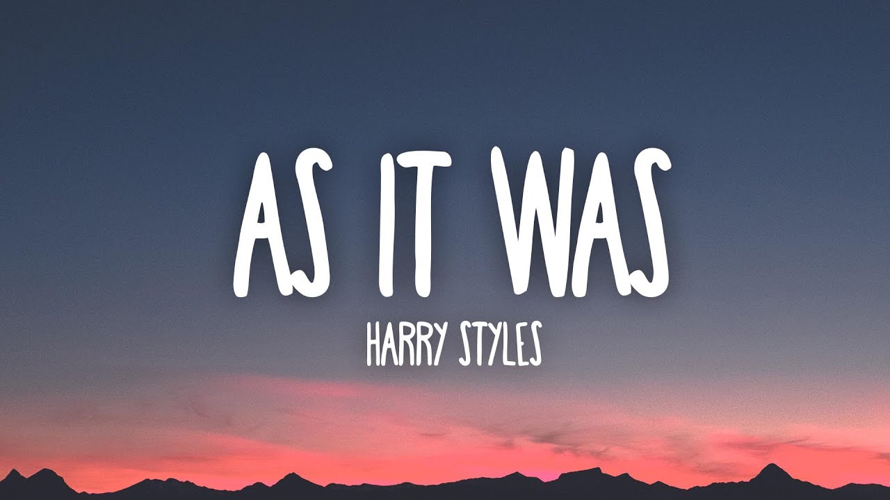 Harry Styles - As It Was (Lyrics)