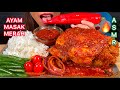 EATING RED COOKED CHICKEN *AYAM MASAK MERAH* ASMR Eating Sounds