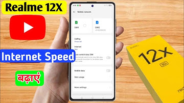 realme 12x me internet ki speed kaise badhaye, realme 12x internet setting