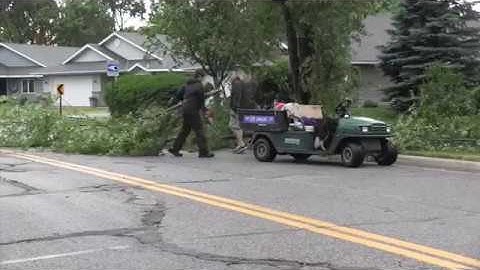 Storm Knocks Down Trees and Powerlines
