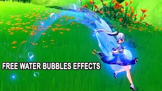 Genshin Impact Free Water Bubbles Effects Guide