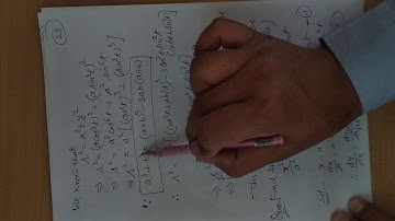 DIFFERENTIAL CALCULUS (To Find Pedal Equation)L-7