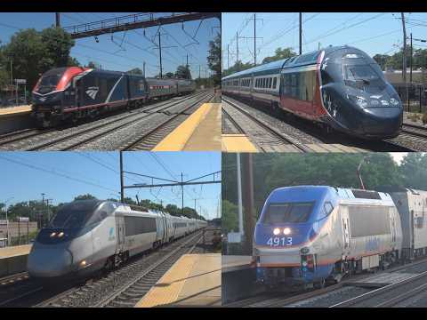 ALC-42 Test Train, MARC HHP-8s, and More: Railfanning Seabrook, MD