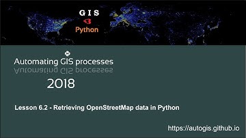 AutoGIS Lesson 6.2 (2018) - Retrieving OpenStreetMap data in Python