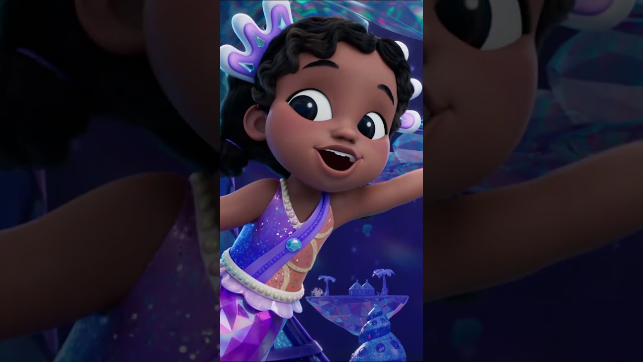 Sing along to the "Crystal World" song from Disney Jr. Ariel - The Little Mermaid! 🎵 | Disney Jr.