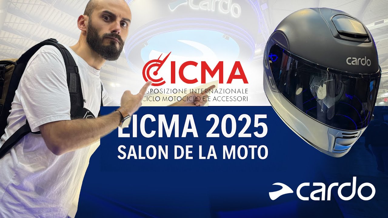 Quoi de neuf chez Cardo (le casque le plus silencieux ?) ? EICMA 2025