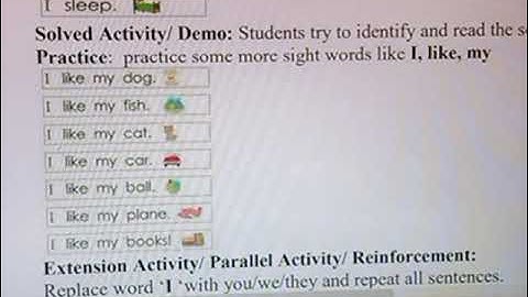 std 3 English Setu bridge course-day 6