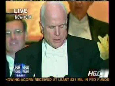 John McCain's speech at the Alfred E. Smith Dinner...