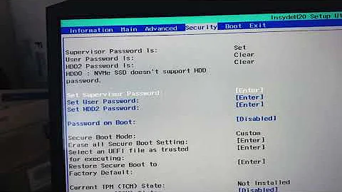 Acer Nitro 5 AN515-54 boot from a USB Flash Drive BIOS EDIT