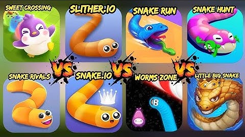 Snake.Io Vs Snake Rivals Vs Worms Zone.Io Vs Sweet Crossing Vs Slither.Io Vs Little Big Snake